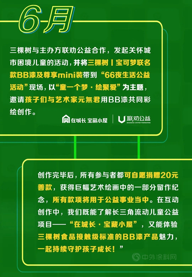 66夜生活公益活动丨三棵树邀您绘聚爱，守护宝藏小屋