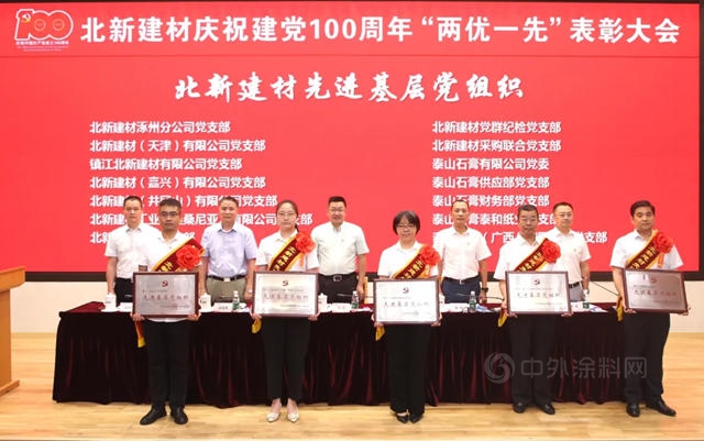 北新建材召开庆祝建党100周年 “两优一先”表彰大会