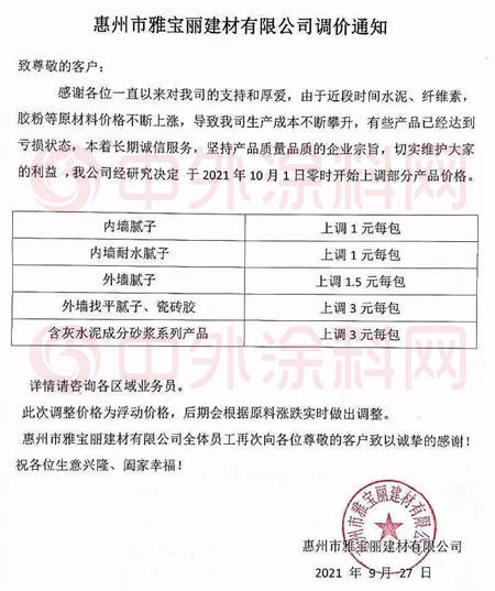 工程涂料第三轮涨价潮席卷而来！谁能安然无恙？