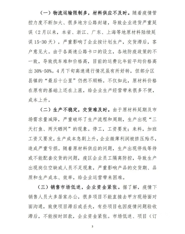 疫情对江苏家具产业的影响与对策建议！