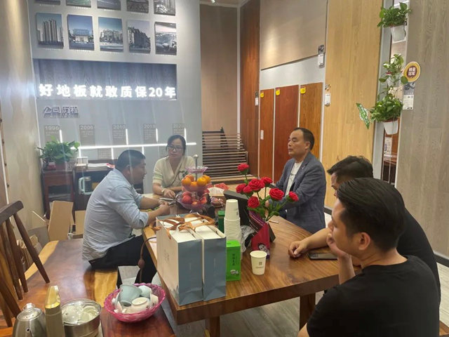 永吉创始人胡志庆携公司领导一行莅临浙江市场考察指导