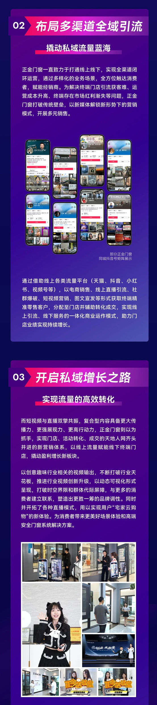 正金门窗新媒体赋能 系统助力终端门店客流倍增