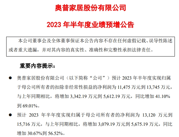 多家照明相关企业2023年半年度业绩预告陆续出炉