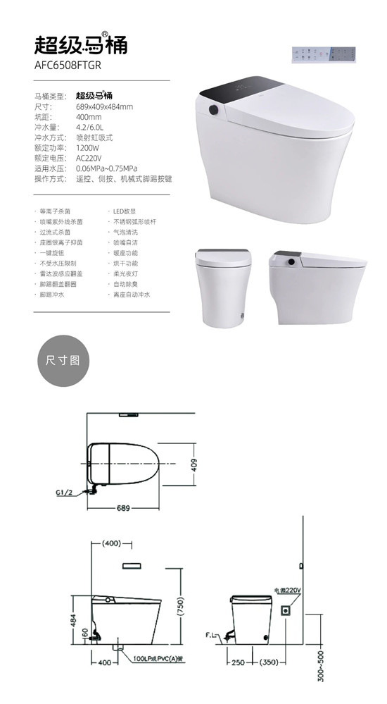 HCG智能马桶AFC6508FTGR荣膺“质量奥斯卡” —— 沸腾质量奖