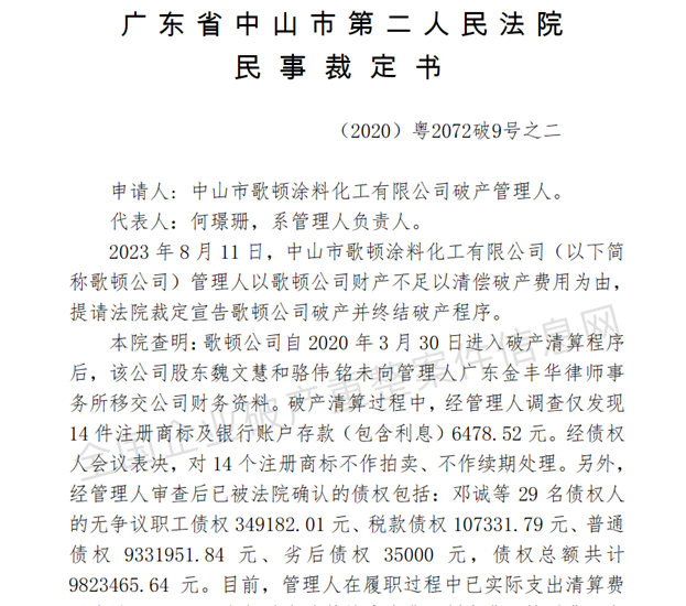 250条涂料企业破产重组记录：揭开行业困境与警示