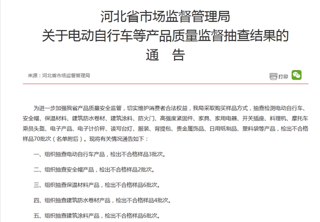 河北抽检！6家涂企6批次建筑涂料产品不合格