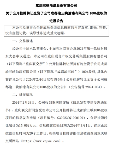 挂牌两次没卖出去，这次卖，直接少要1个亿