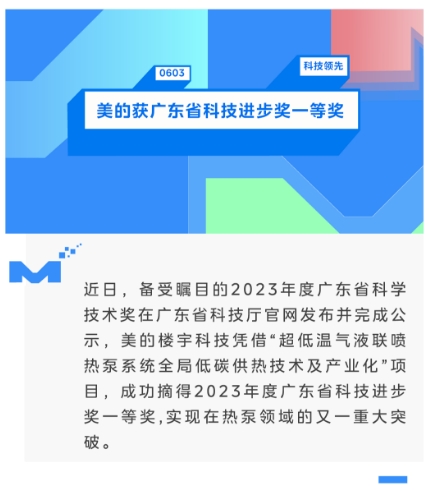 美的荣获2023年度广东省科技进步奖一等奖