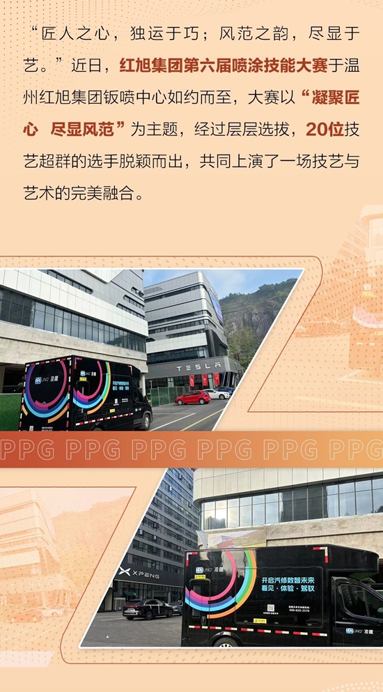  PPG鼎力支持红旭集团第六届喷涂技能大赛