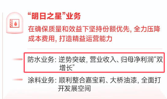 北新防水营利双增，剑指100亿，行业独领风骚